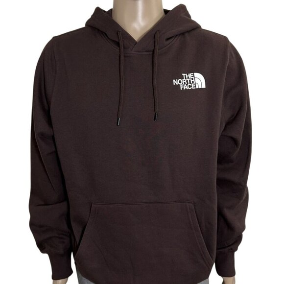 The North Face NSE Box Pullover Hoodie Men’s XS Coal Brown Monogram NWT MSRP $60 - Picture 3 of 7